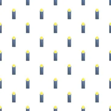 Bookmark or tag seamless pattern with yellow star 스톡 일러스트