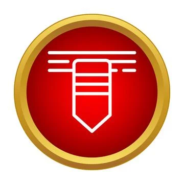 Bookmark page icon saving favorite content concept Stock Illustration