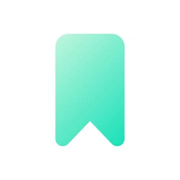 Bookmark pixel perfect flat gradient two-color ui icon Illustrazione stock