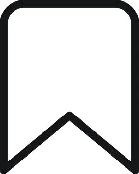 Bookmark save icon Stock Illustration