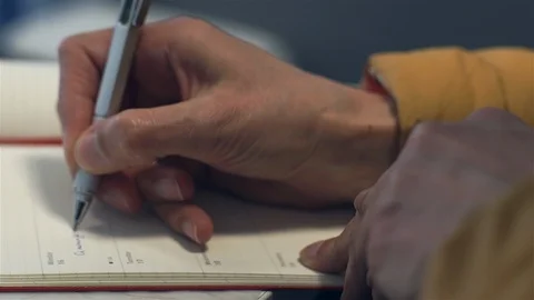 Bookmark the Schedule. Stock Footage 91981826