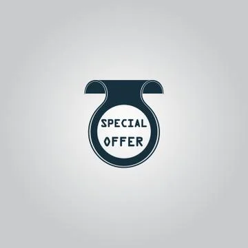 Bookmark with Special Offer message Stock Illustration