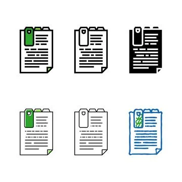 Bookmark tabs list diversity color icon vector Stock Illustration