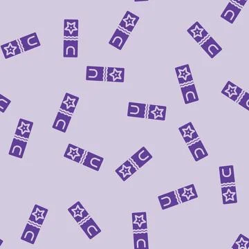 Bookmark tabs list glyph vector seamless pattern 库存插图