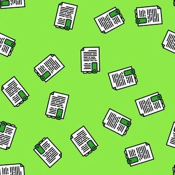 Bookmark tabs list vector seamless pattern イラスト素材