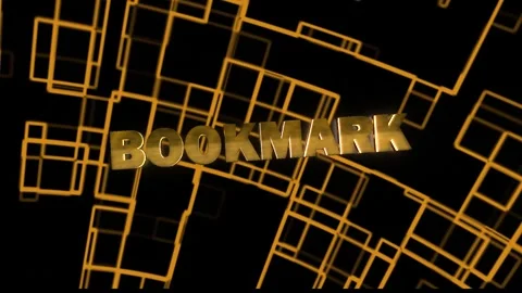 Bookmark Technology Word with background Stock Footage 294582925