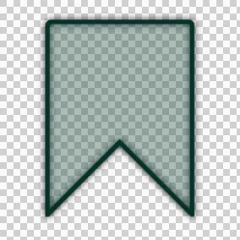 Bookmark, Web Interface animated icon, outline isolated Stock Footage 268742208