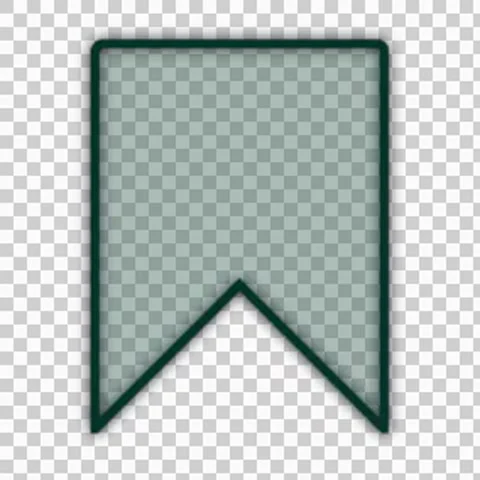 Bookmark, Web Interface animated icon, outline isolated Stock Footage 268742214