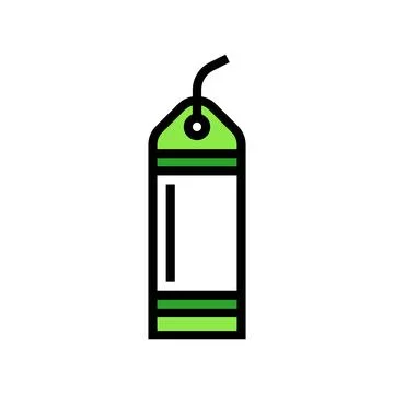 Bookmarks list color icon vector illustration Stock Illustration