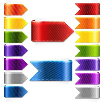 Bookmarks set Stock Illustration