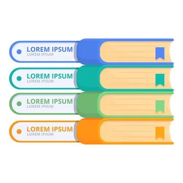 Bookmarks tutorial icon cartoon . Page bookmark Stock Illustration