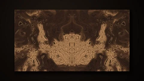 Bookmatched Burl Walnut Veneer Panel Unfolding and Lacquer Reveal Vidéo 348004512