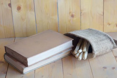 Books and sweets Stock Photos