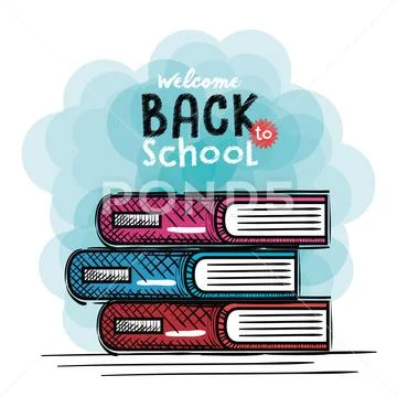 Continuous one line drawing of back to school handwritten words with school  shoes isolated on white background Stock Vector Image & Art - Alamy