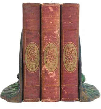 Books between bookends Fotos de archivo