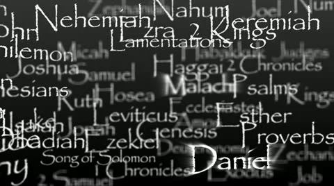 BOOKS OF THE BIBLE #2 - HD 库存影片 12440440