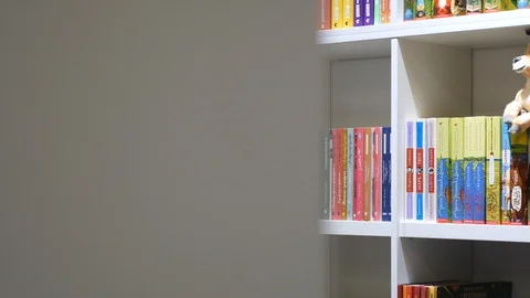 Books at a bookstore Stock Footage 101571768