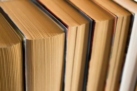 Books close up Stock Photos