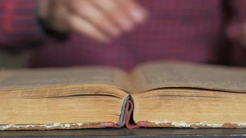 Books closeup Stock Footage 97132597