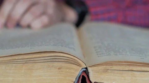 Books closeup Stock Footage 97133025