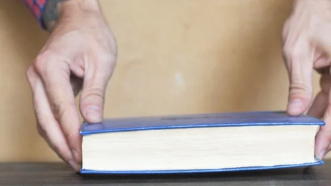 Books closeup Stock Footage 97133145