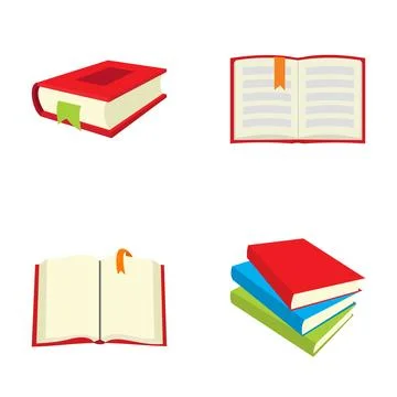 Books collection representing education, learning, and knowledge resources Stock Illustration