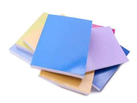 Books colorful stack Stock Photos