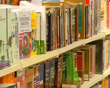 Books on display 4 Video stock 12671273