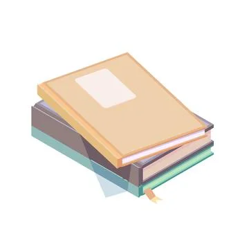 Books in flat design style, vector illustration Stockillustratie
