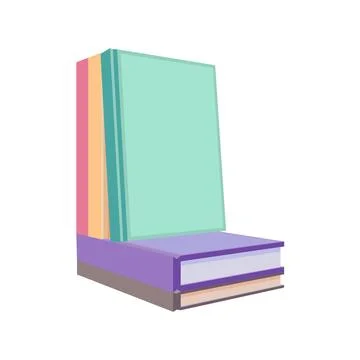 Books in flat design style, vector illustration 스톡 일러스트
