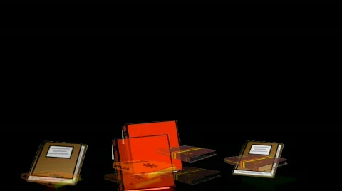 Books Stock Footage 727534