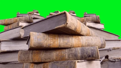 Books Stock Footage 128690930