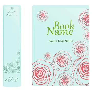 Books full-face profile Stock Illustration