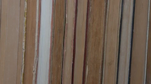 Books, horizontal pan. Stock Footage 88987503