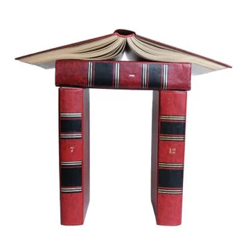 Books house Stock Photos