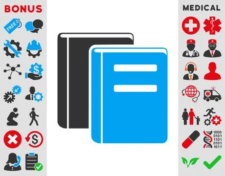 Books Icon 스톡 일러스트