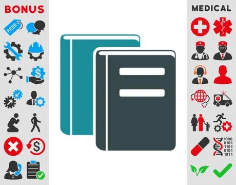 Books Icon 스톡 일러스트