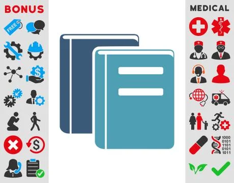 Books Icon Illustrazione stock