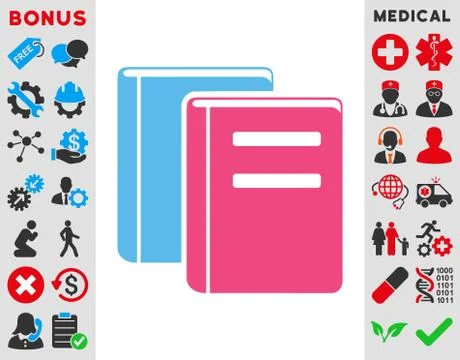 Books Icon 스톡 일러스트