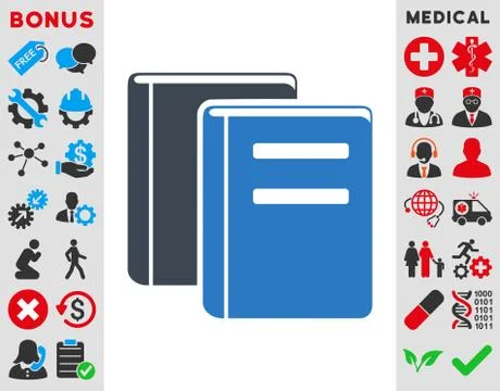 Books Icon 스톡 일러스트