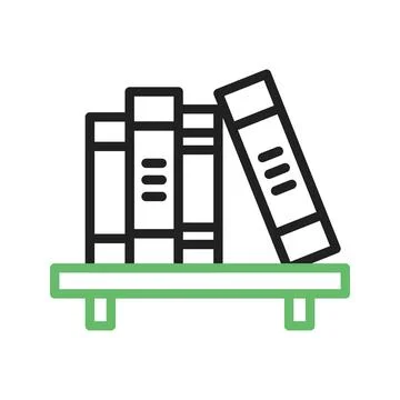 Books icon vector image. Stock-Illustration