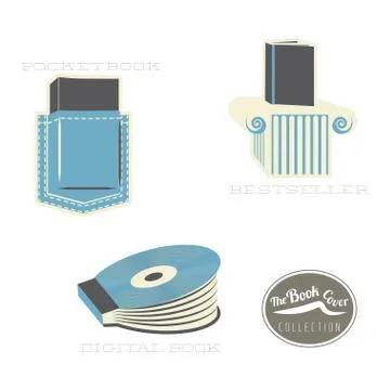 Books   icons Stock Illustration