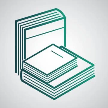 Books 库存插图