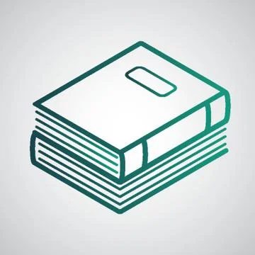 Books 库存插图