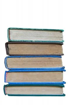 Books isolated Foto stock