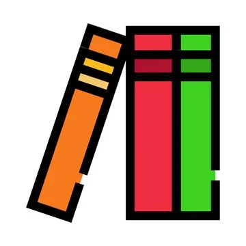 Books knowledge education learning developing wisdom icon Stock Illustration