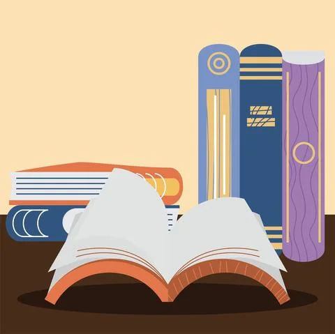 Books learn read Ilustración de archivo