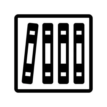 Books, library icon. Stock Illustration