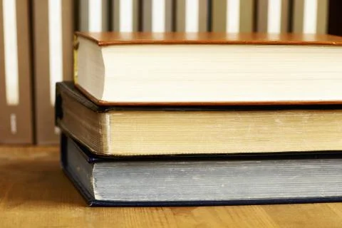 Books in library Stock Photos