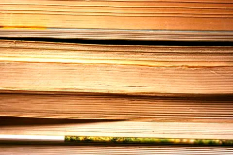 Books macro Stock Photos